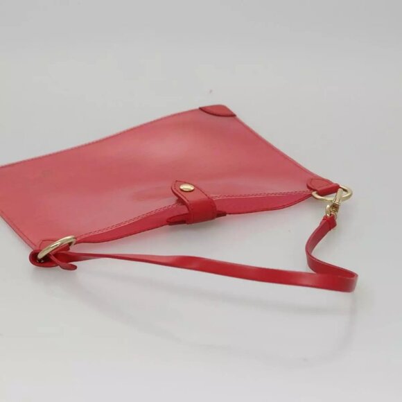 LOUIS VUITTON Epi Plage Via Hand Bag Vinyl Red Grenadine M92152 LV Auth bs20812 - Picture 12 of 15